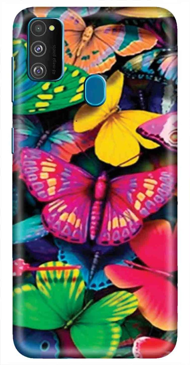 Amazon Brand - Solimo Designer Butterfly Design 3D Printed Hard Back Case Mobile Cover for Samsung Galaxy M21 / M30s