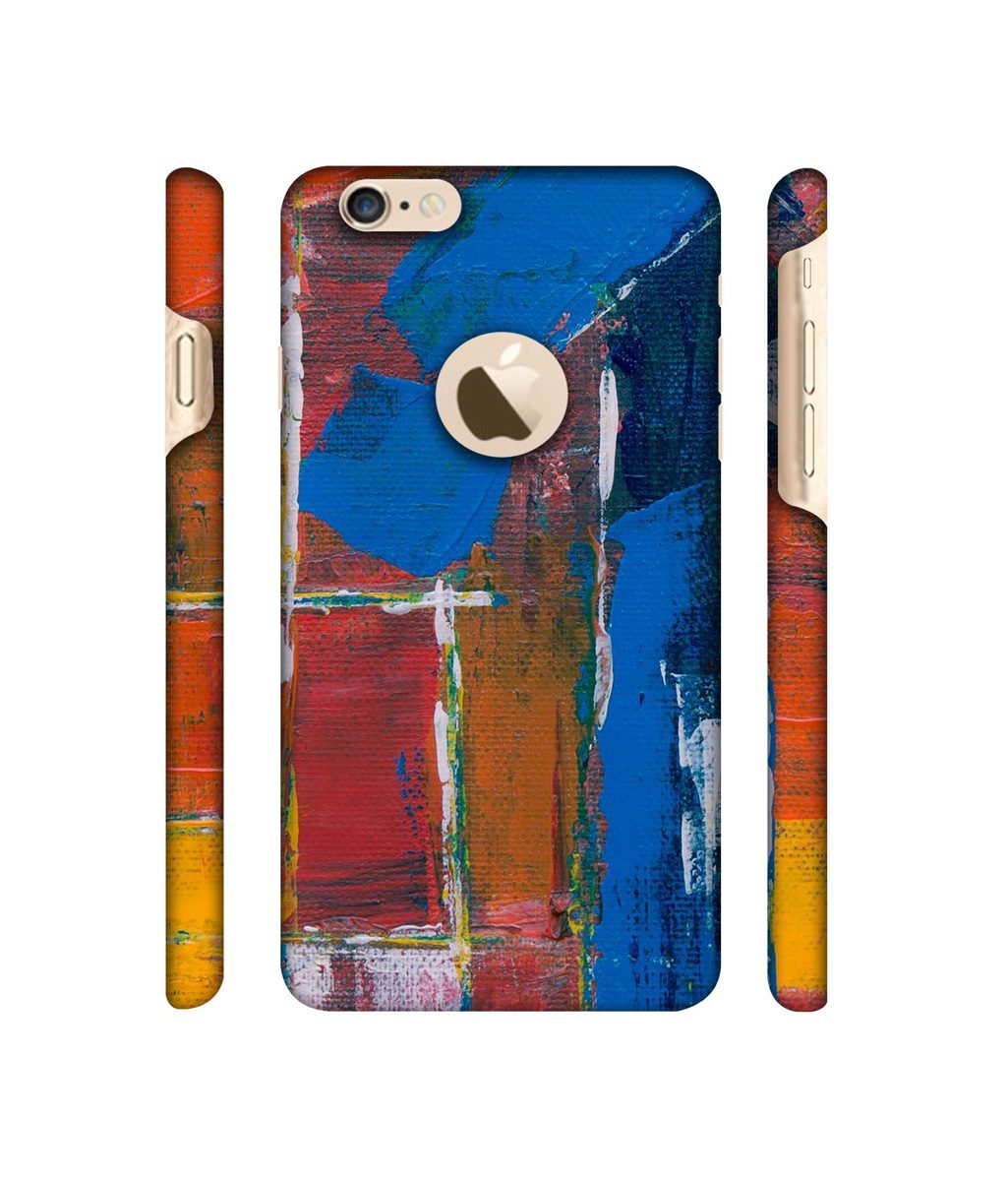 Amazon Brand - Solimo Designer Color Blog On Canvas 3D Printed Hard Back Case Mobile Cover for Apple iPhone 6 / 6S (Logo Cut)