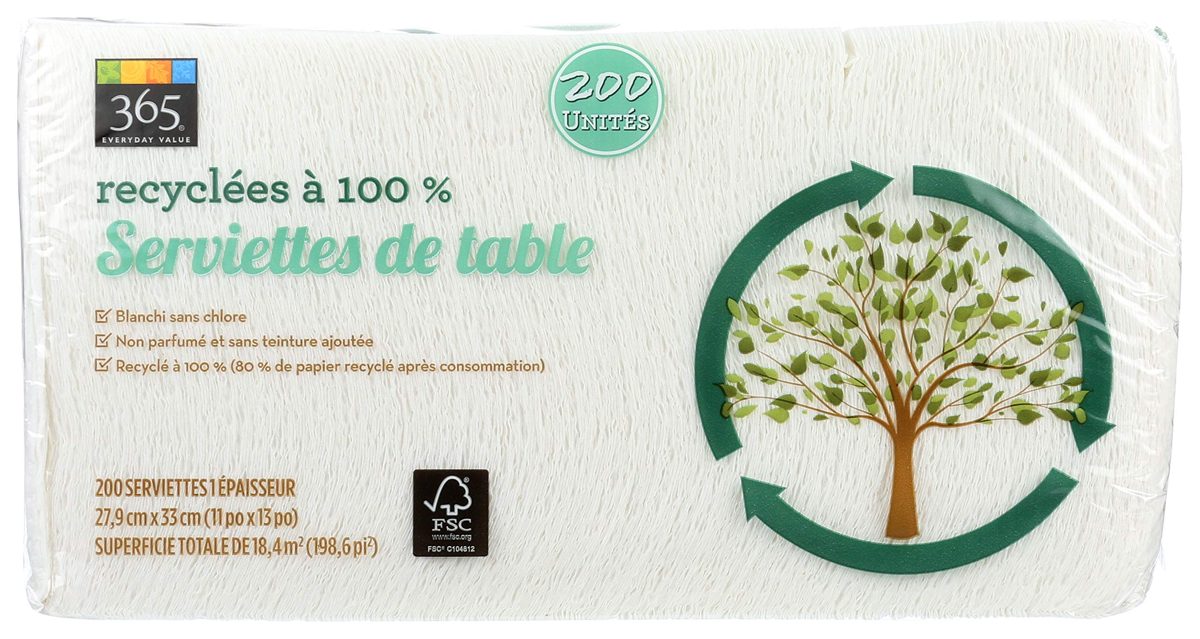 365 Everyday Value, Lunch Napkins, 200 ct