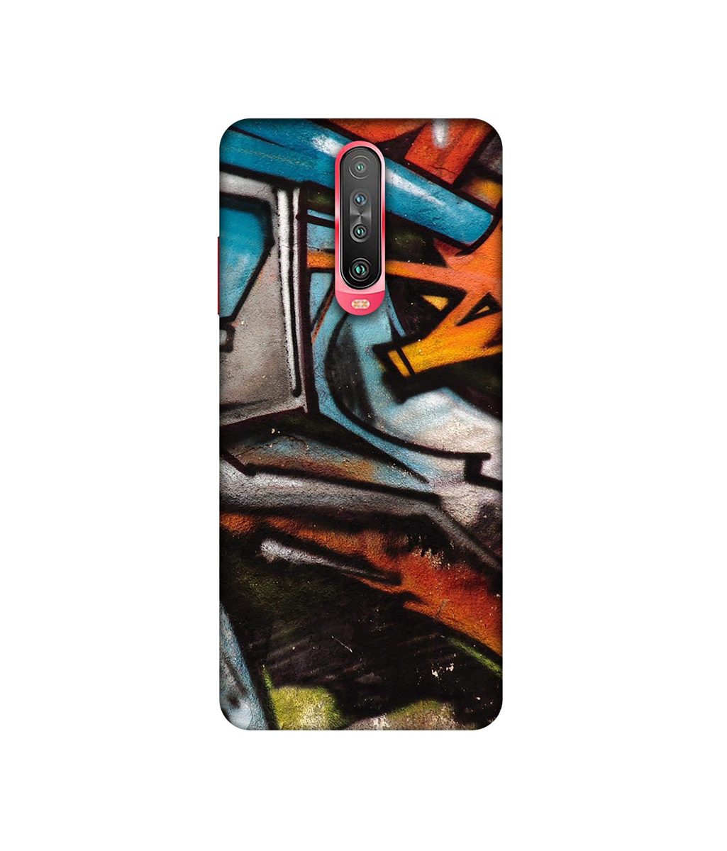 Amazon Brand - Solimo Designer Painting Texture 3D Printed Hard Back Case Mobile Cover for Poco X2 / Mi Redmi K30