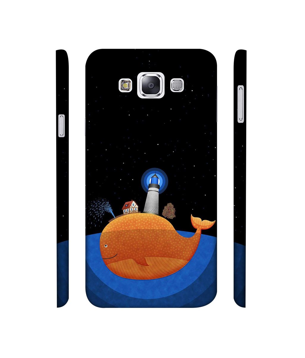 Amazon Brand - Solimo Designer Whale 3D Printed Hard Back Case Mobile Cover for Samsung Galaxy E7