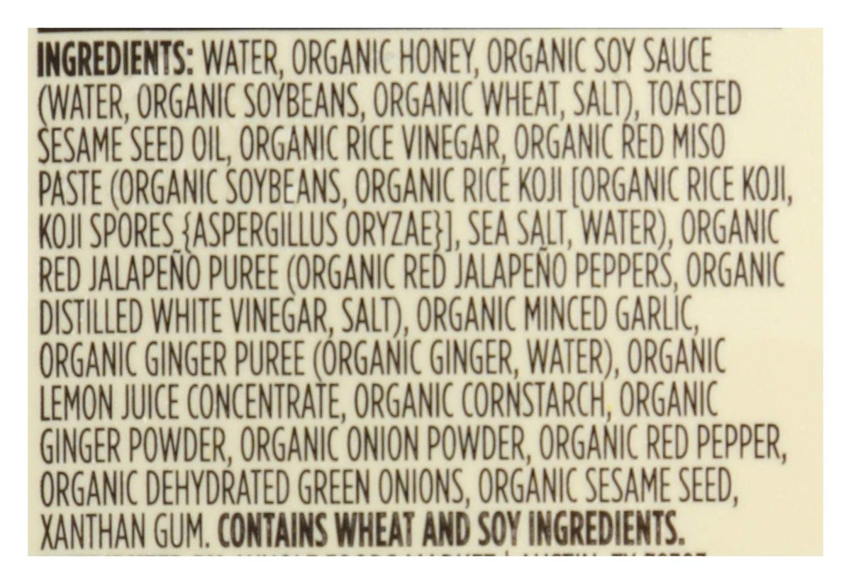 365 by Whole Foods Market, Organic Refrigerated Marinade, Honey Soy Ginger, 12 Fl Oz