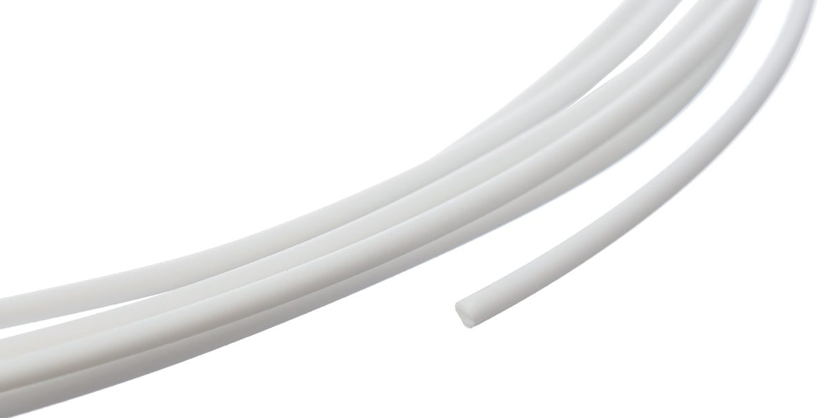 AmazonBasics PLA 3D Printer Filament, 1.75mm, White, 3 kg Spool