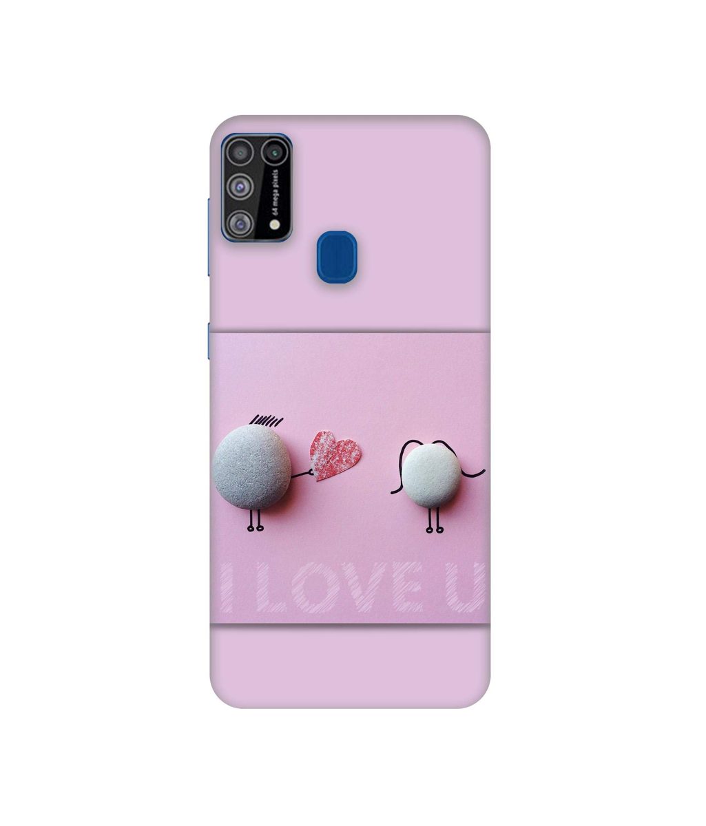 Amazon Brand - Solimo Designer I Love U 3D Printed Hard Back Case Mobile Cover for Samsung Galaxy M31