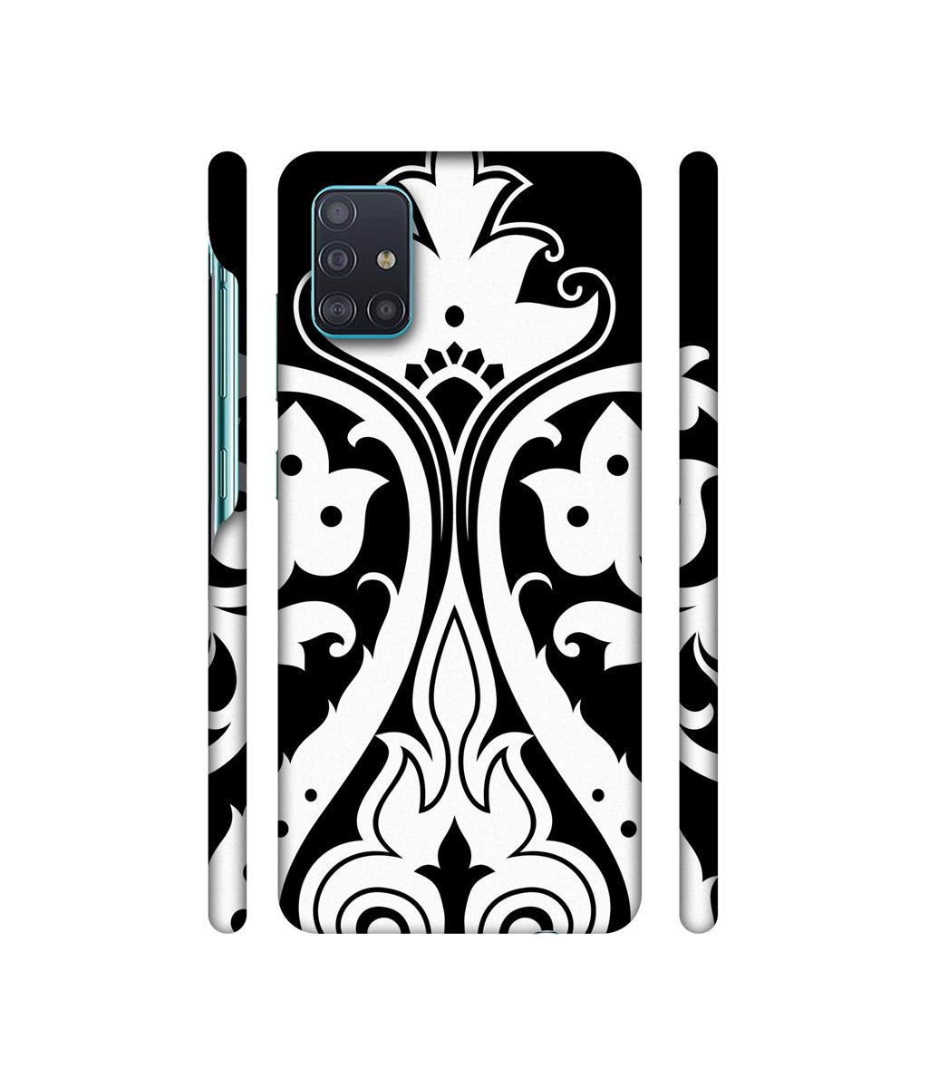Amazon Brand - Solimo Designer S Shape Rangoli 3D Printed Hard Back Case Mobile Cover for Samsung Galaxy A71
