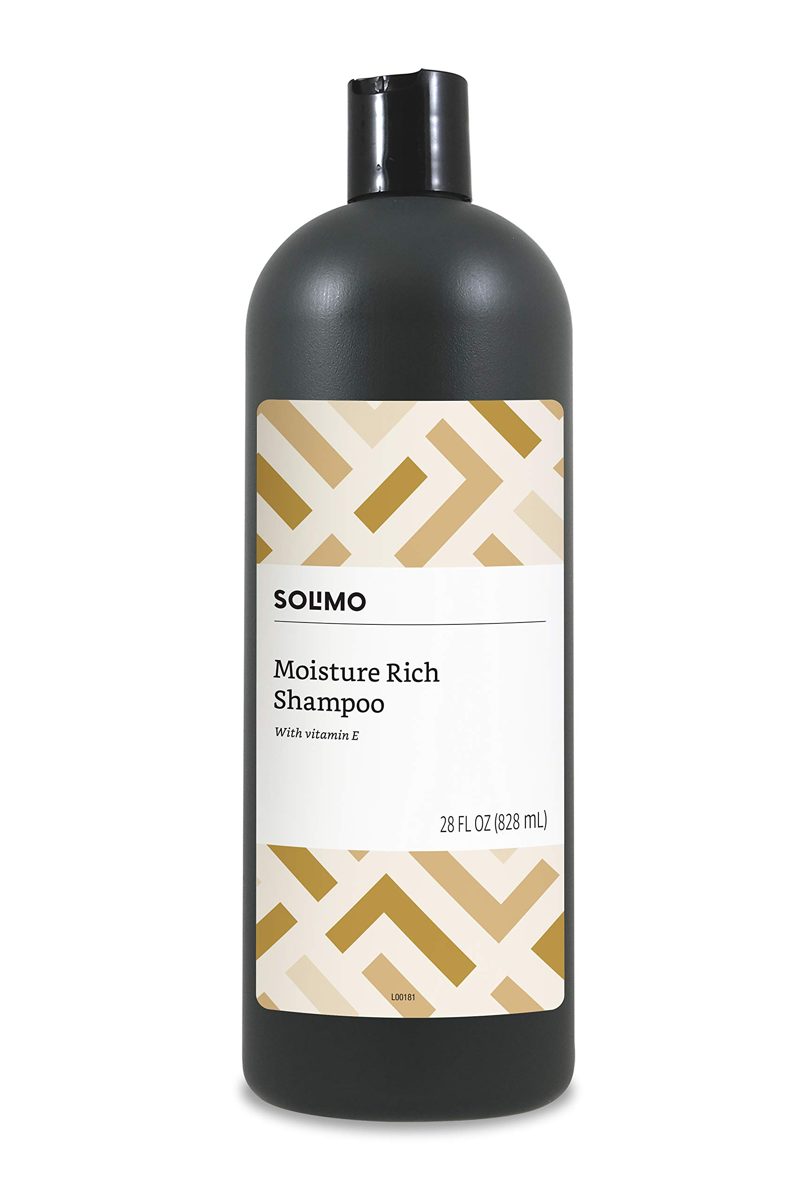 Amazon Brand - Solimo Moisture Rich Shampoo, 28 Fluid Ounce