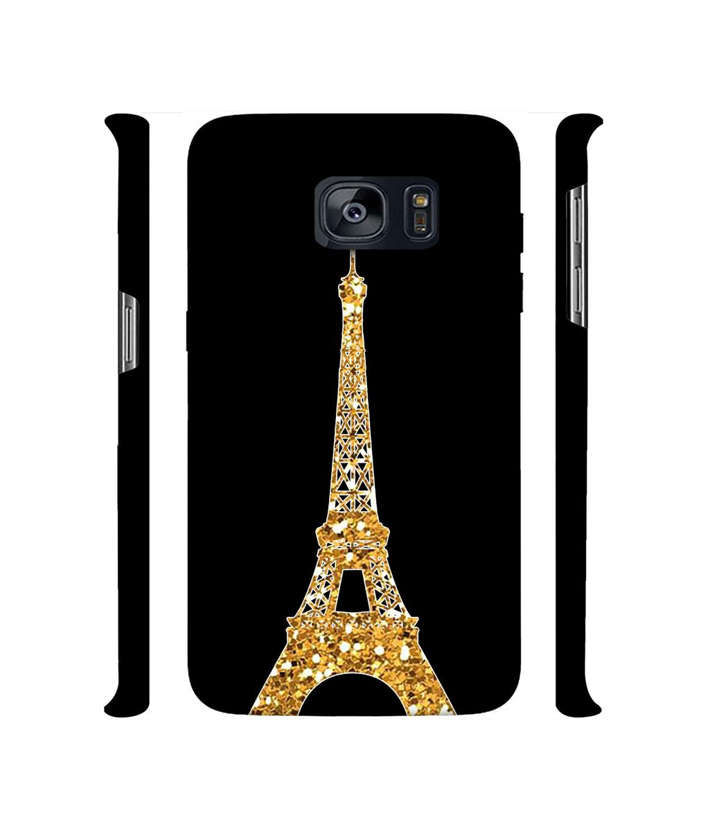 Amazon Brand - Solimo Designer Golden Pairs 3D Printed Hard Back Case Mobile Cover for Samsung Galaxy S7 Edge