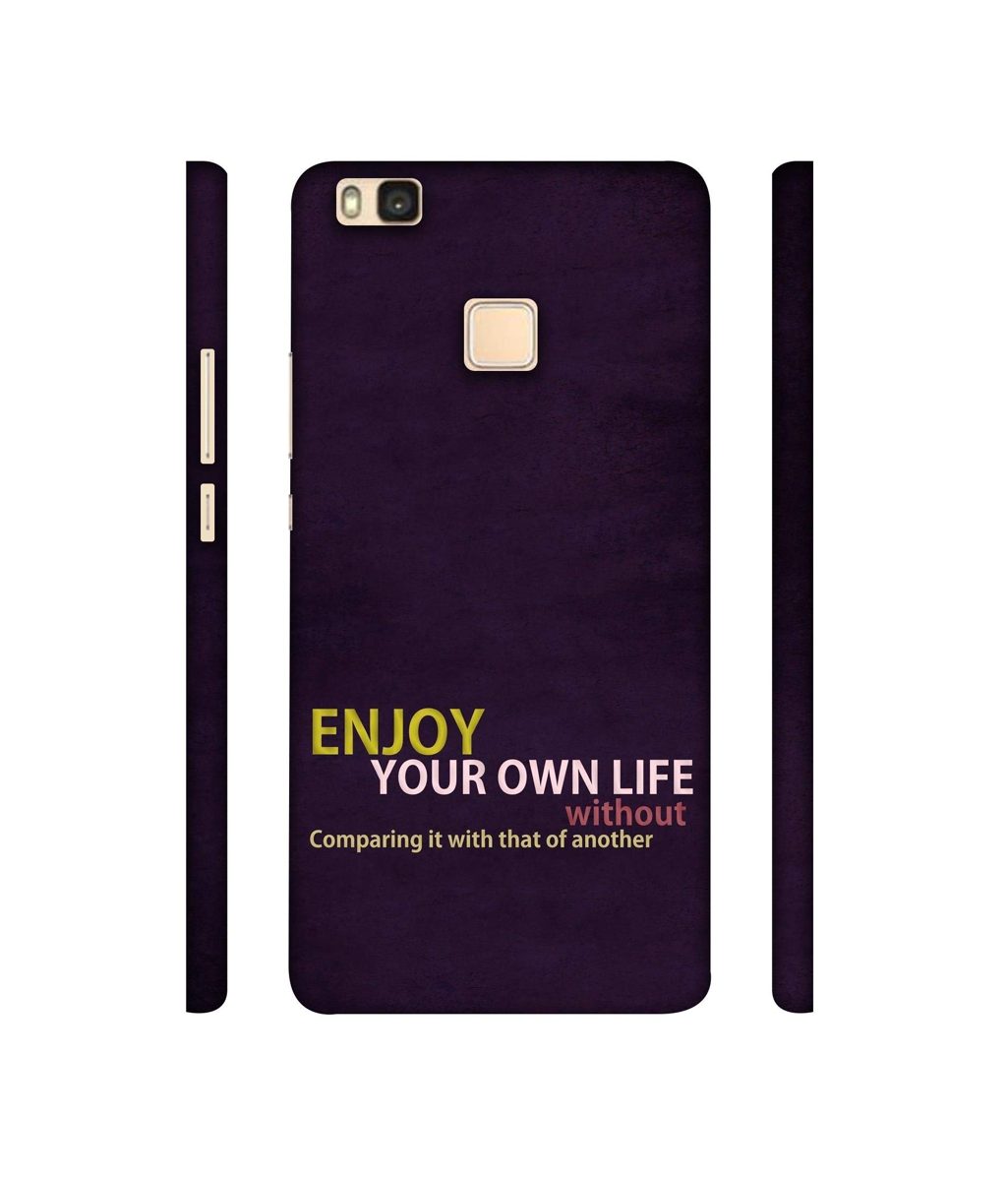 Amazon Brand - Solimo Designer Enjoy Your Life 3D Printed Hard Back Case Mobile Cover for Huawei P9 lite