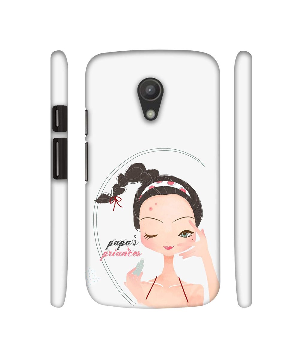 Amazon Brand - Solimo Designer Papa's Princess 3D Printed Hard Back Case Mobile Cover for Motorola Moto G 2nd Generation