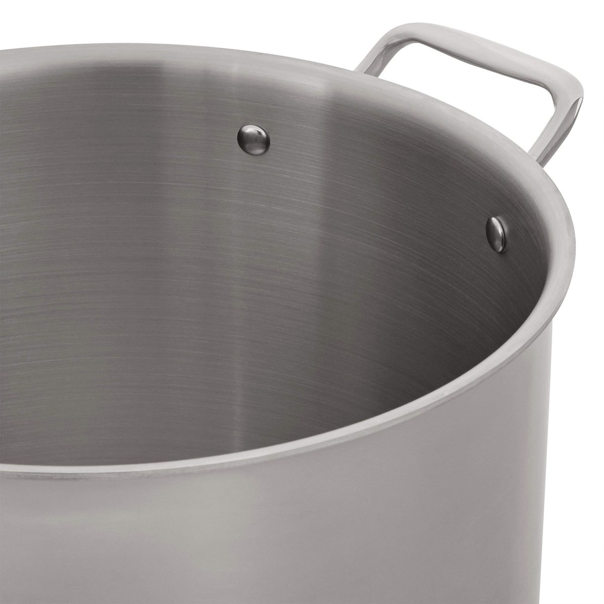 Stone & Beam Tri-Ply Stainless Steel Stockpot, 12-Quart (Renewed)