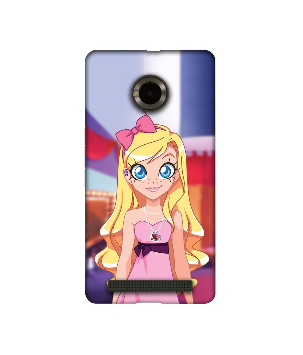 Amazon Brand - Solimo Designer Small Princess Vector 3D Printed Hard Back Case Mobile Cover for Micromax YU Yuphoria AQ5010 / AO5010