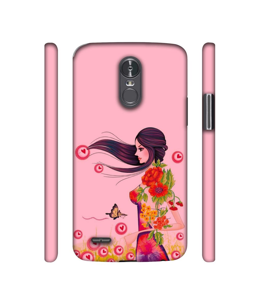 Amazon Brand - Solimo Designer Lady Vector Pattern 3D Printed Hard Back Case Mobile Cover for LG Stylus 3