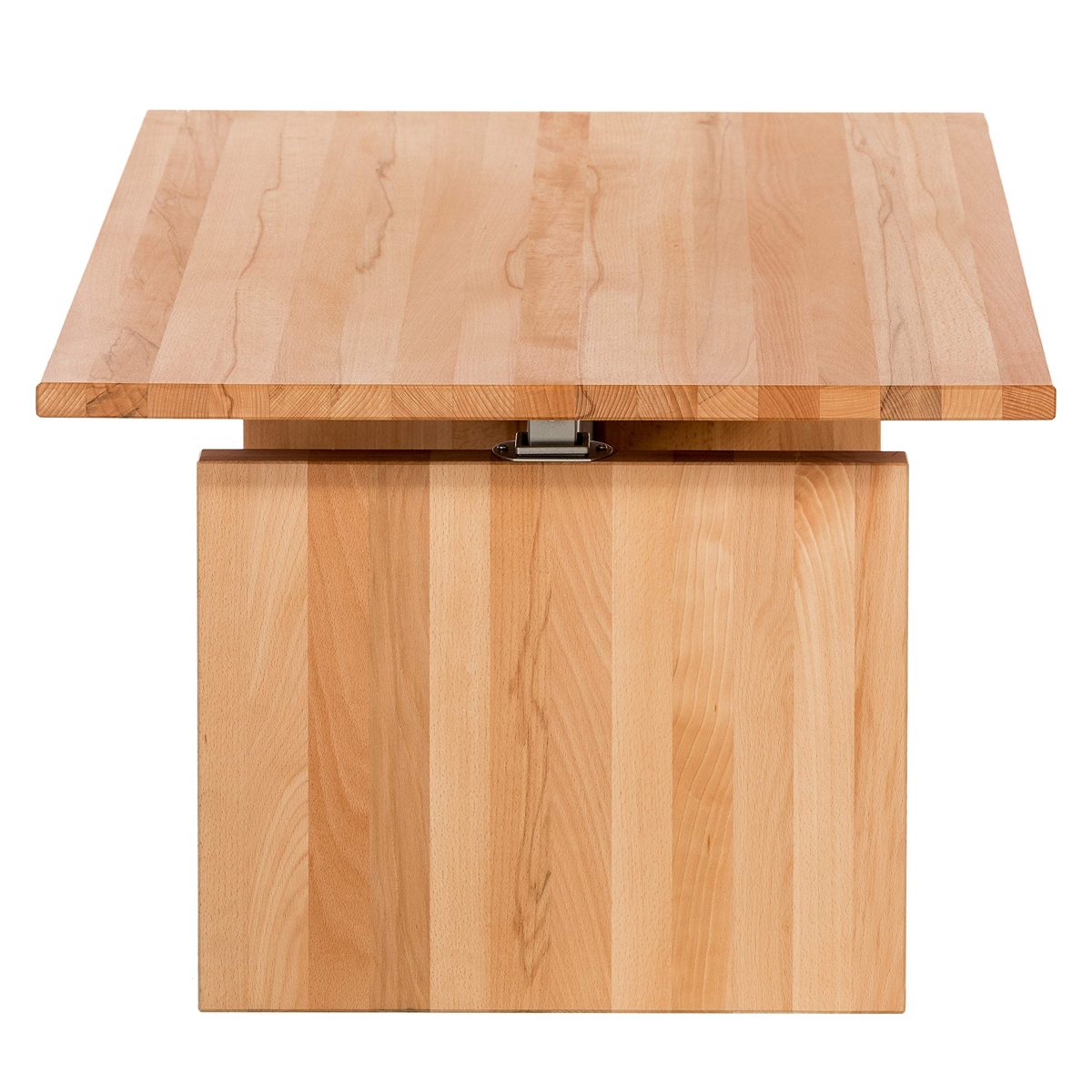 Amazon Brand - Alkove Hayes Lift-Top Solid Wood Coffee Table with 1-Drawer, 110 x 70 x 51-70cm, Core Beech/Metal