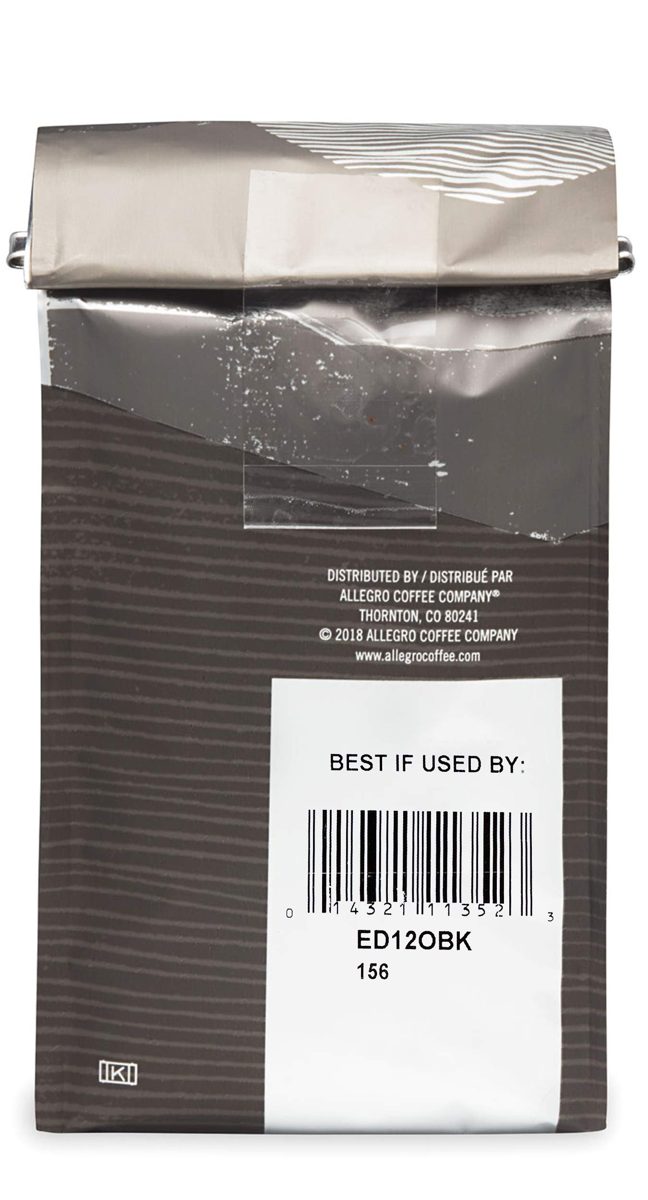 Allegro, Coffee Breakfast Blend Ground Organic, 12 Ounce