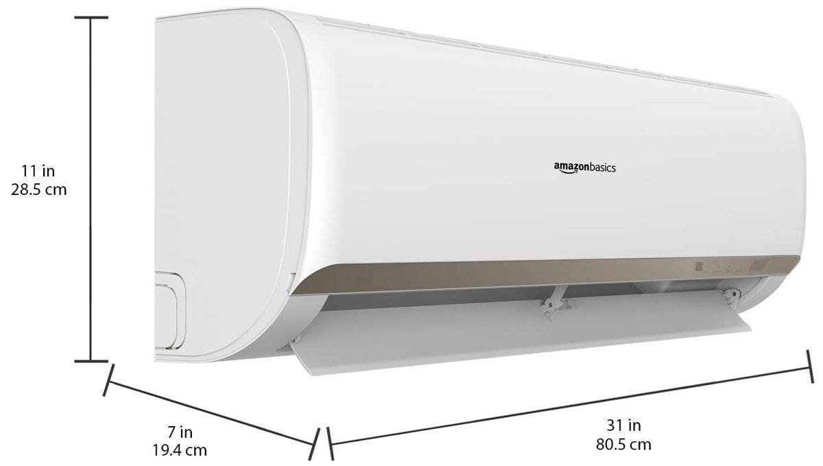 AmazonBasics 1 Ton 3 Star 2020 Inverter Split AC with High Density filter (Copper Condenser, White)