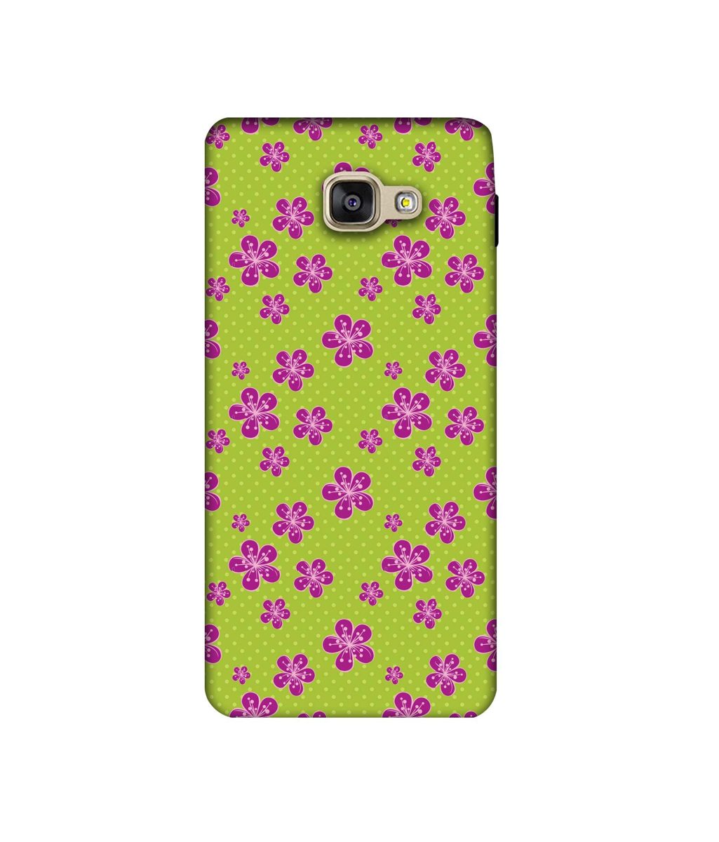 Amazon Brand - Solimo Designer Pink Flower Patterns 3D Printed Hard Back Case Mobile Cover for Samsung Galaxy A7 (2016)