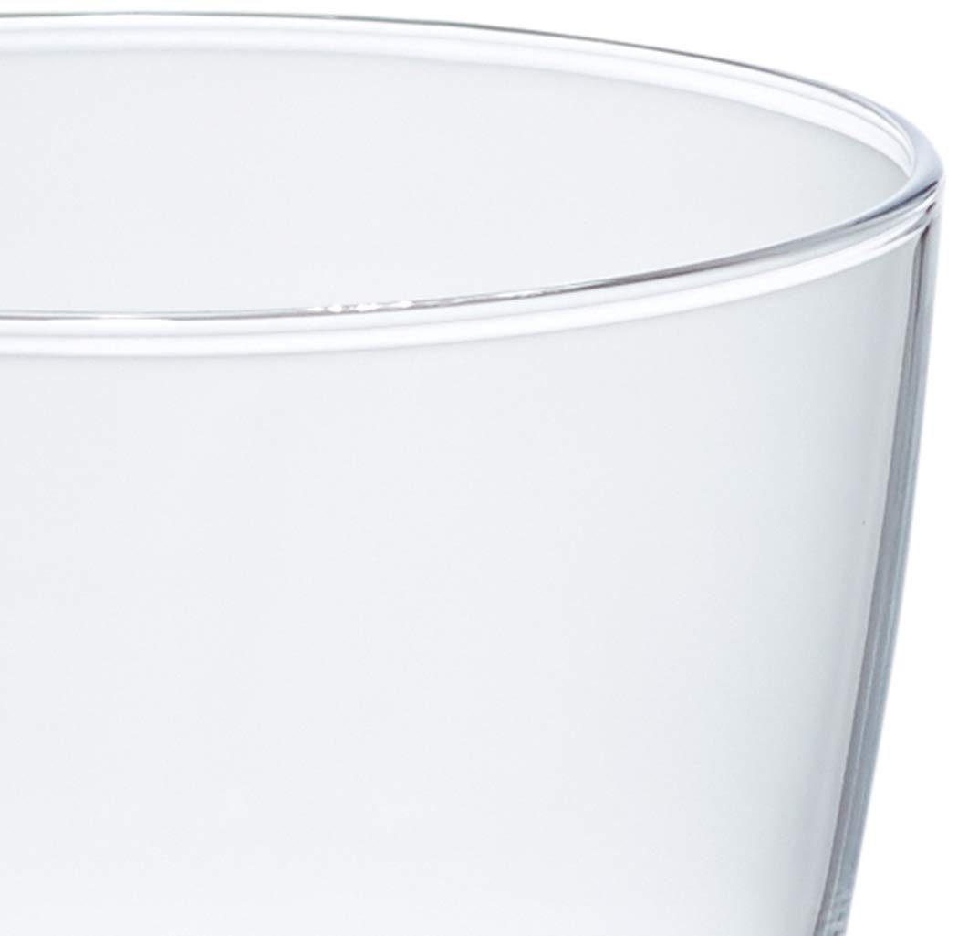 AmazonBasics Eastlake Old Fashioned Glass Drinkware Set, 10.75-Ounce, Set of 6