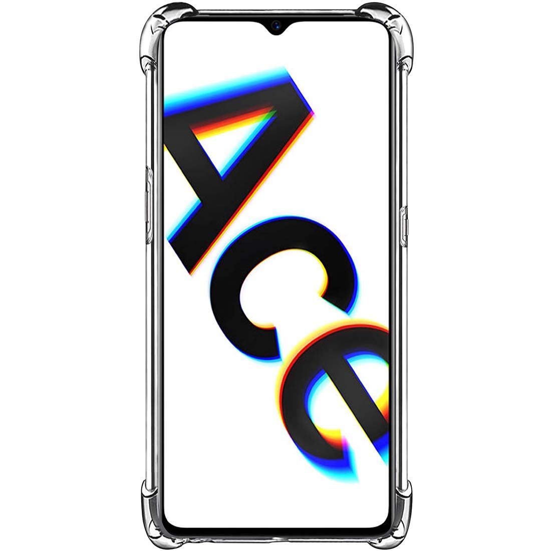 Amazon Brand - Solimo Mobile Cover (Soft & Flexible Back case) for Oppo Reno Ace/Realme X2 Pro, (Transparent)