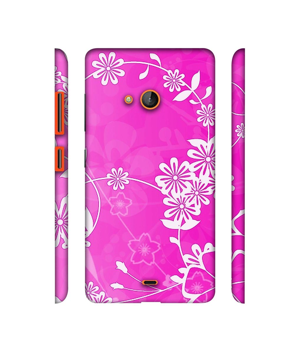 Amazon Brand - Solimo Designer Flower Pattern 3D Printed Hard Back Case Mobile Cover for Microsoft Lumia 540