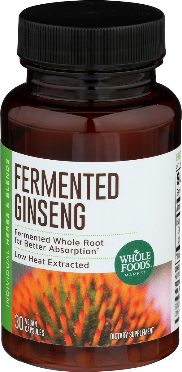 Whole Foods Market, Fermented Ginseng, 30 ct
