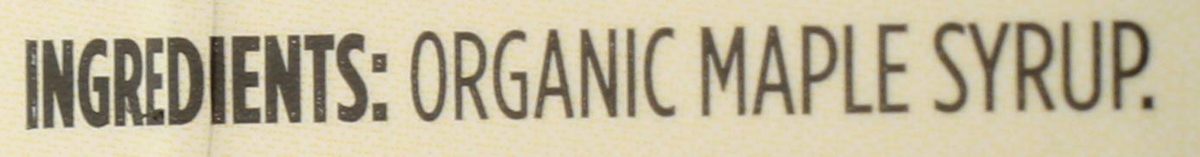 365 EVERYDAY VALUE Organic Grade A Amber Maple Syrup, 32 FZ