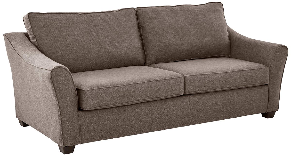 Amazon Brand – Ravenna Home Kristopher Modern Flared Arm Sofa, 88"W, Pewter