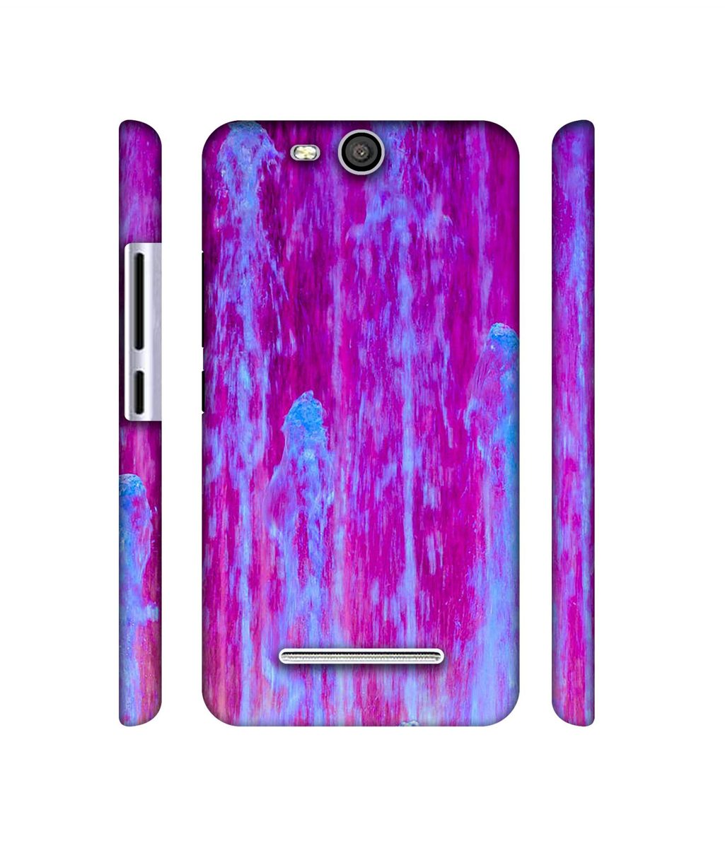 Amazon Brand - Solimo Designer Pink Color Fall 3D Printed Hard Back Case Mobile Cover for Micromax Canvas Juice 3 Q392