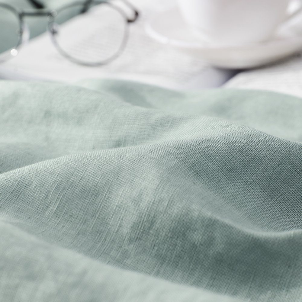 UMI 100% Linen Duvet Cover Set-155x220+1x80x80cm