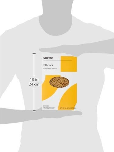 Solimo Pasta, Elbows, 48oz