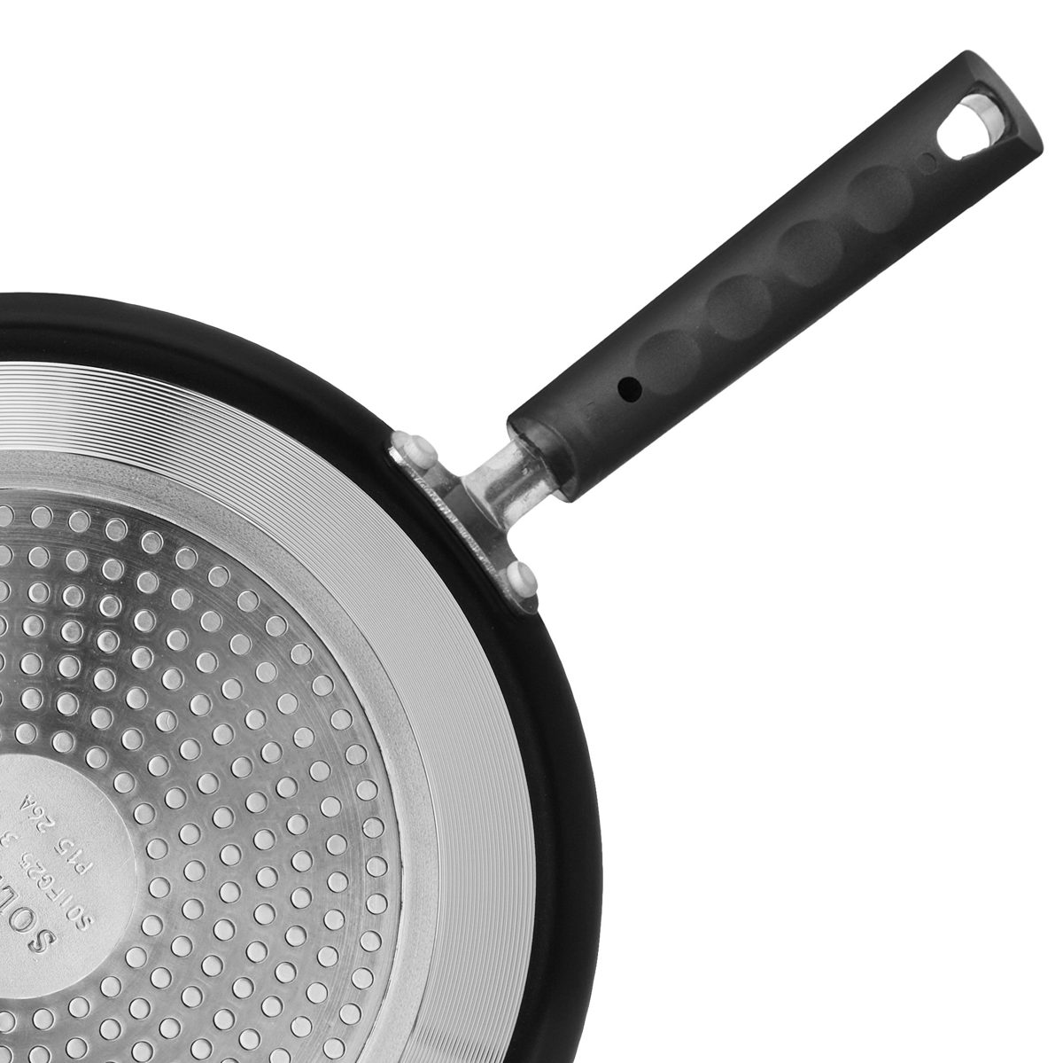 Amazon Brand - Solimo Non-Stick Flat Tawa, 28cm (Induction and Gas Compatible), Black