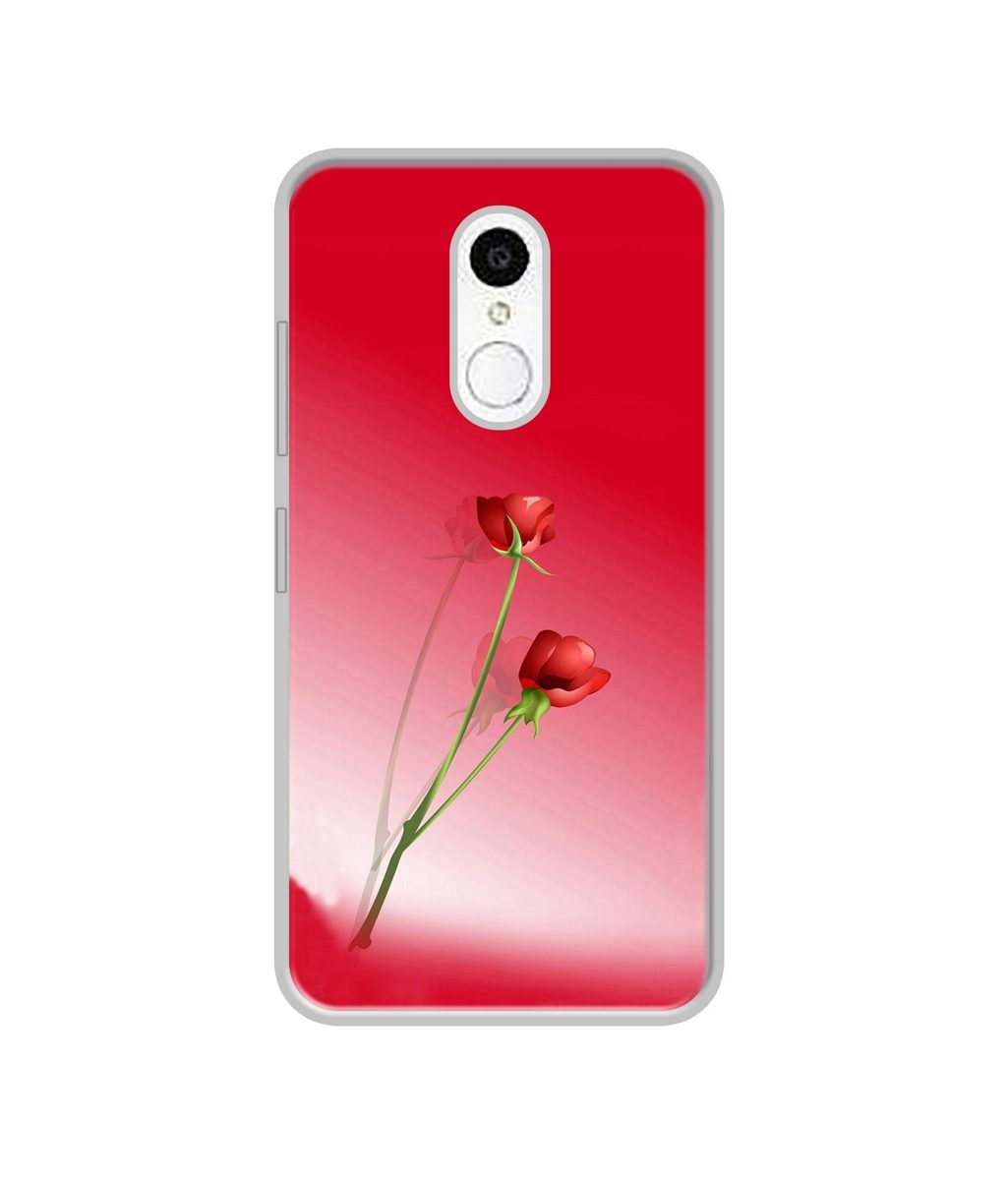 Amazon Brand - Solimo Designer Red Roses UV Printed Soft Back Case Mobile Cover for Spice V801
