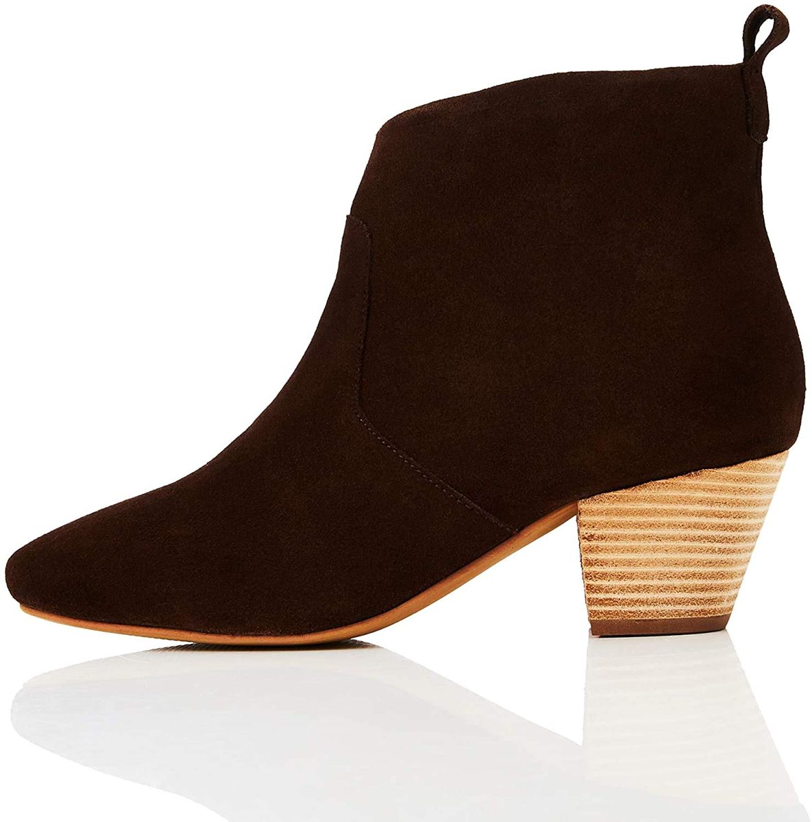 Amazon Brand - find. Women's Ankle Boots, Brown Chocolate), US 9.5