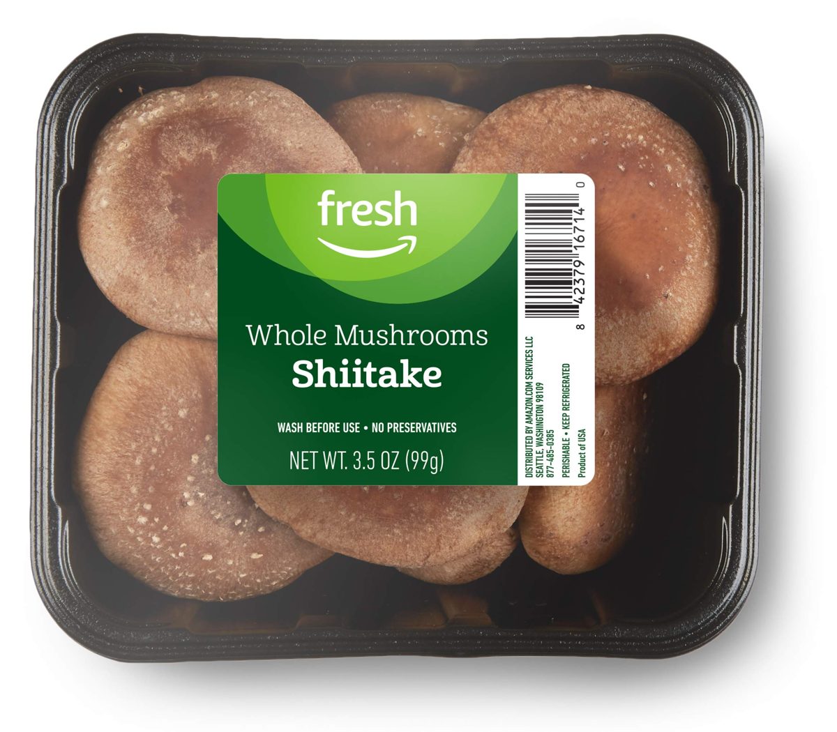 Fresh Brand – Whole Shiitake Mushrooms, 3.5 oz