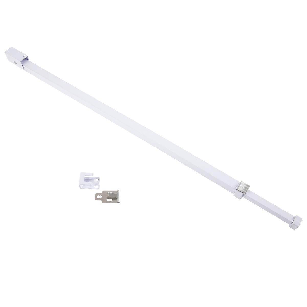 AmazonBasics Patio Door Security Bar, White, 1-Pack