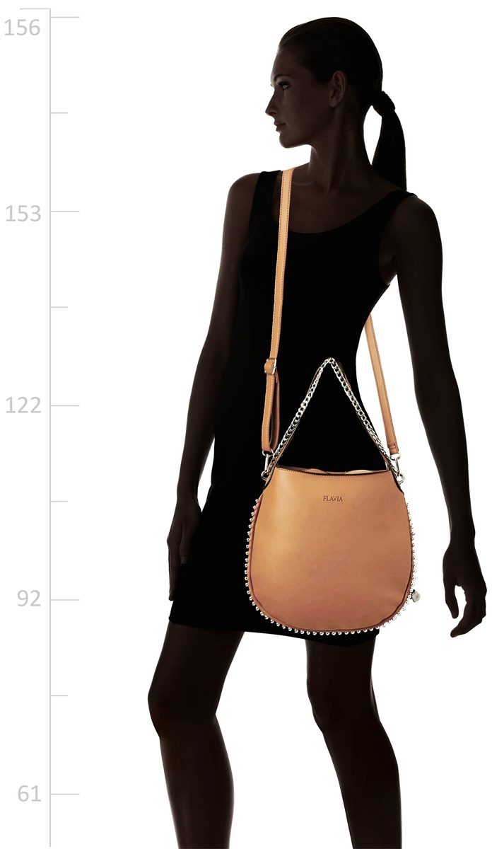 Flavia Women's Handbag (Brown)