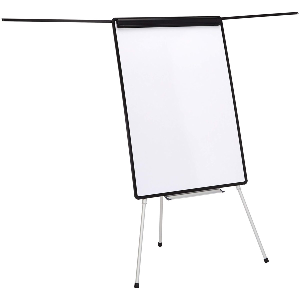 AmazonBasics Dry Erase Presentation White Board Easel, 29 x 42 Inch, Tripod, Silver (Renewed)