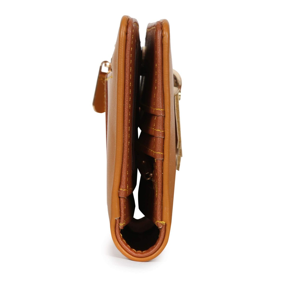 Nia & Nicole Women's Wallet (Mustard, Rust)