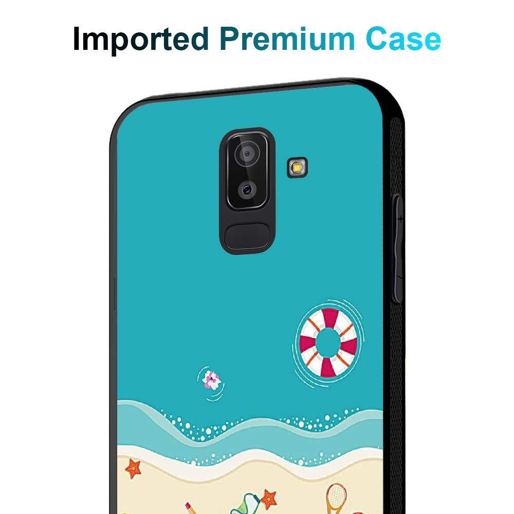 Amazon Brand - Solimo Designer Beach Printed Hard Back Case Mobile Cover forSamsung Galaxy J8 2018 / Samsung Galaxy On8 (D1217)