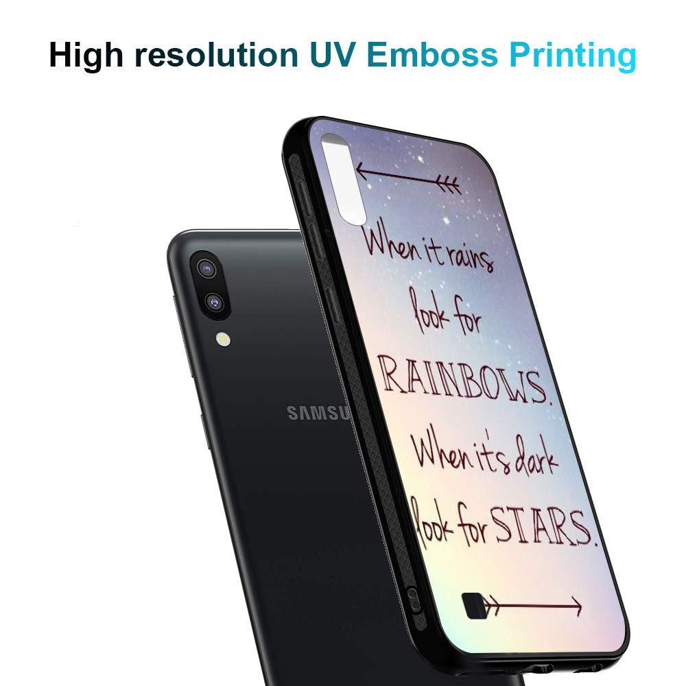 Amazon Brand - Solimo Designer Rainbow Printed Hard Back Case Mobile Cover for Samsung Galaxy M10 (D1237)