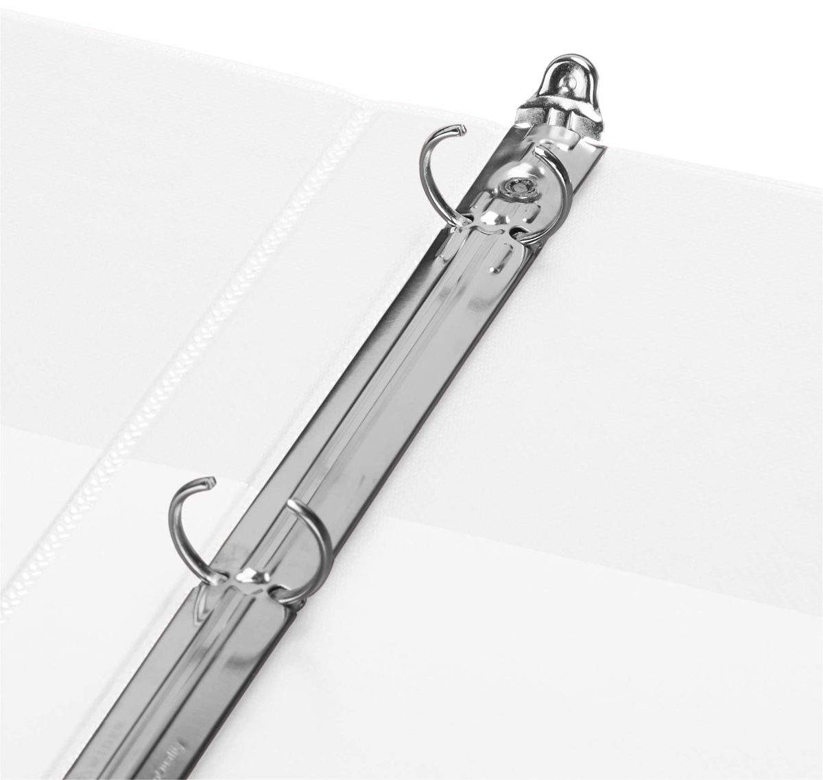 AmazonBasics Durable 1/2" Round Ring Binder, White, View, 6-Pack (Renewed)