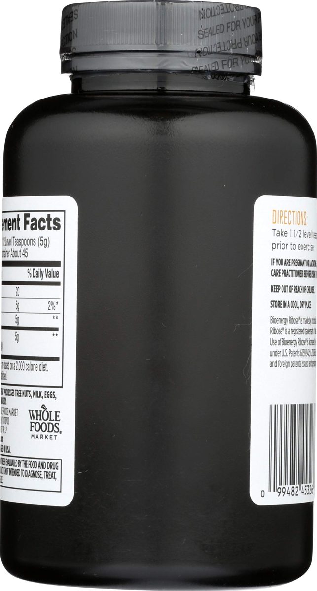 WHOLE FOODS MARKET Bio Energy D Ribose Powder, 8 OZ
