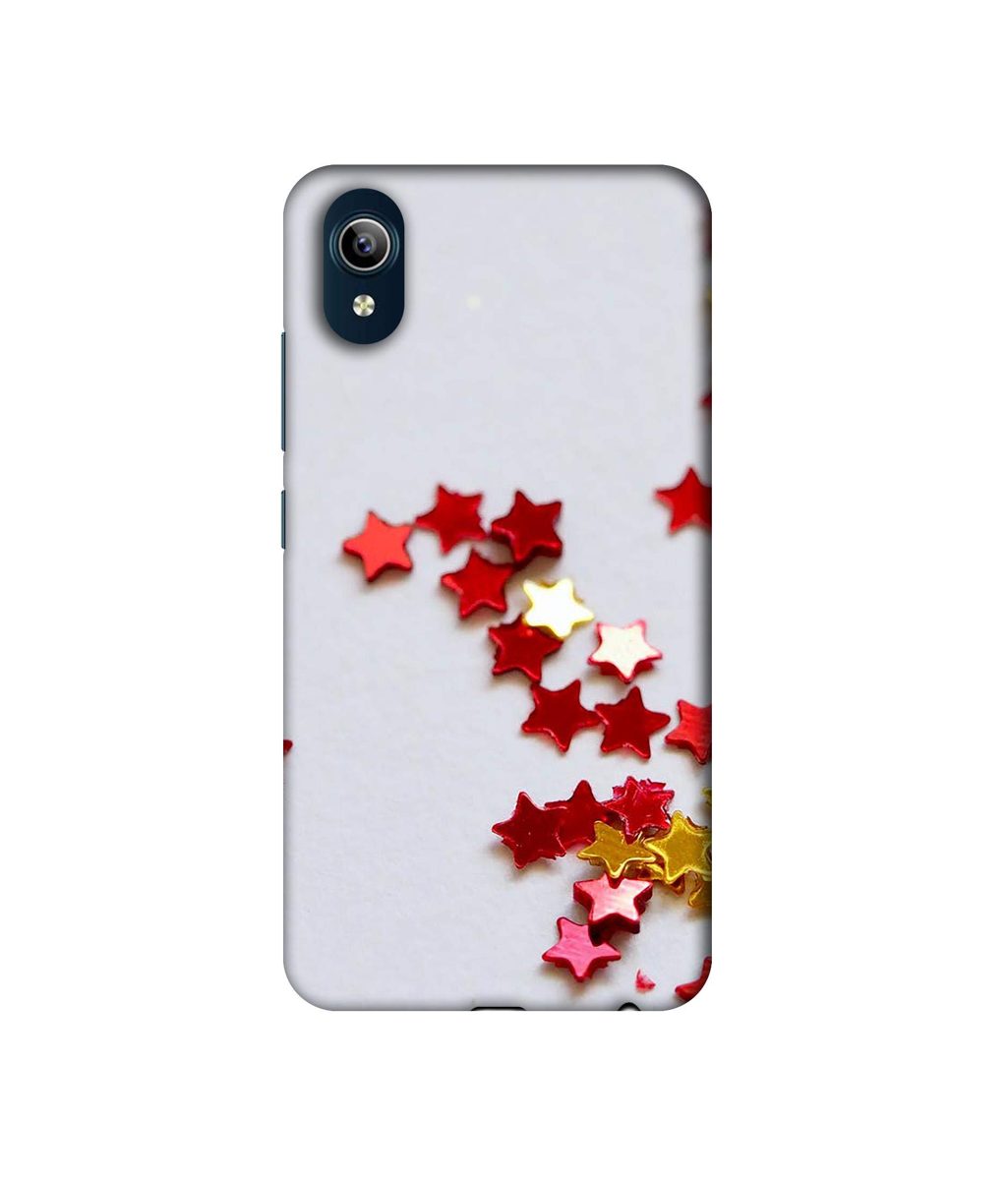 Amazon Brand - Solimo Designer Glittering Stars 3D Printed Hard Back Case Mobile Cover for Vivo Y91i