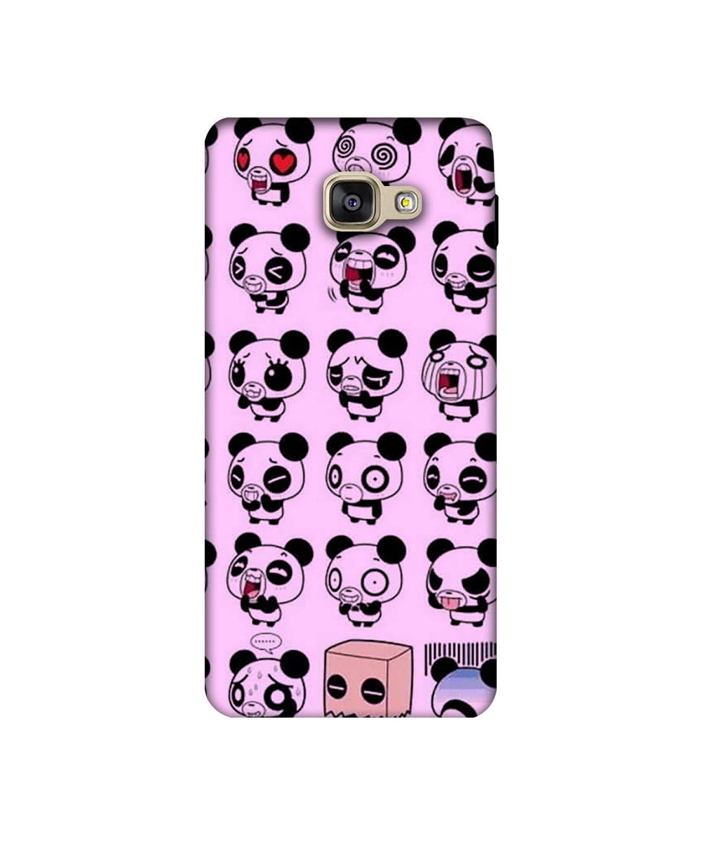 Amazon Brand - Solimo Designer Panda Experation 3D Printed Hard Back Case Mobile Cover for Samsung Galaxy A7 (2016)