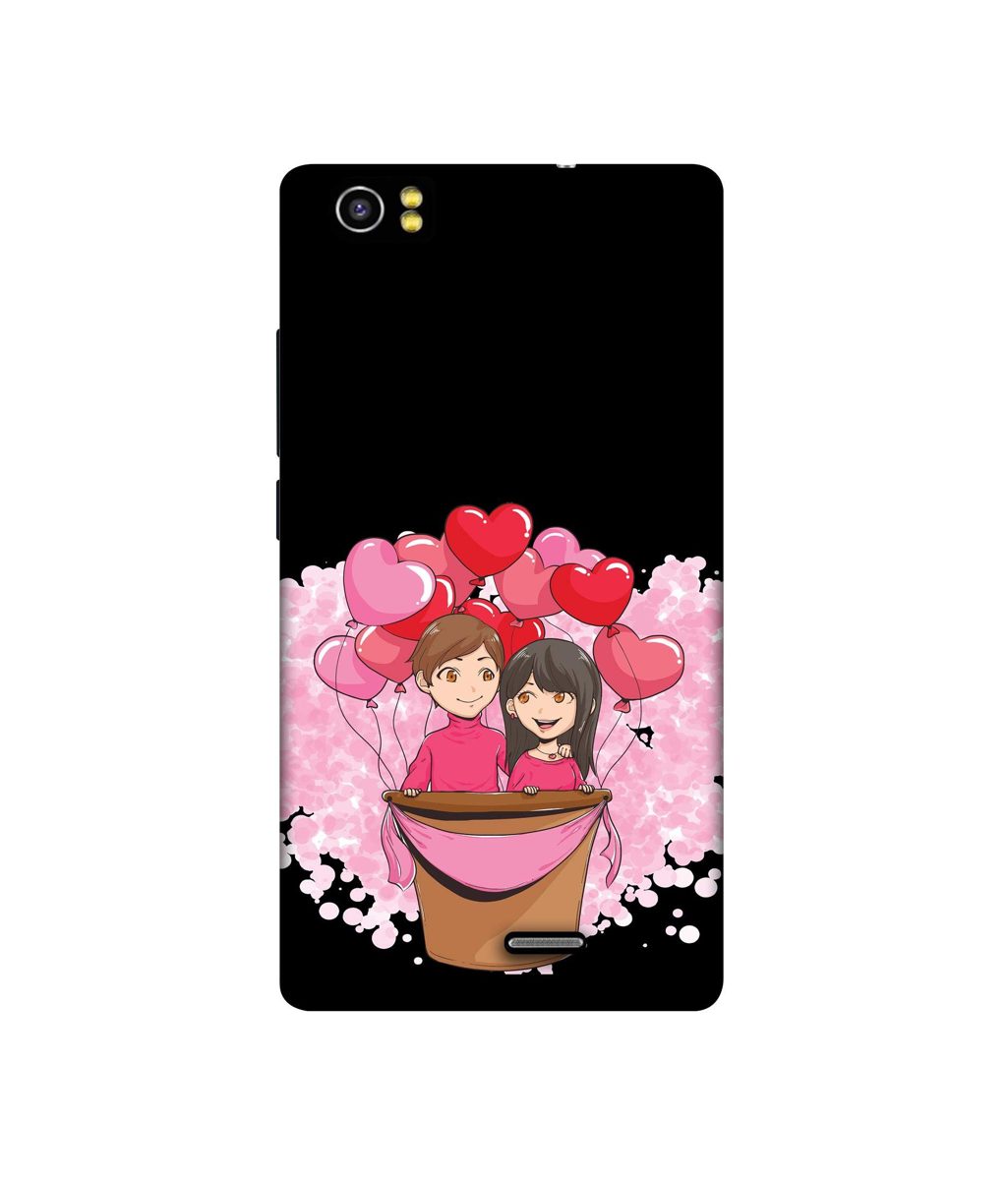 Amazon Brand - Solimo Designer Boy and Girl UV Printed Soft Back Case Mobile Cover for Lava Iris X5 4G