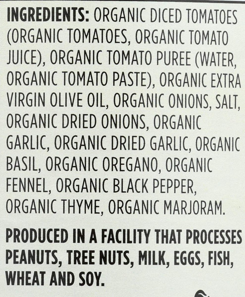 365 Everyday Value, Organic Italian Herb Pasta Sauce, 25 oz