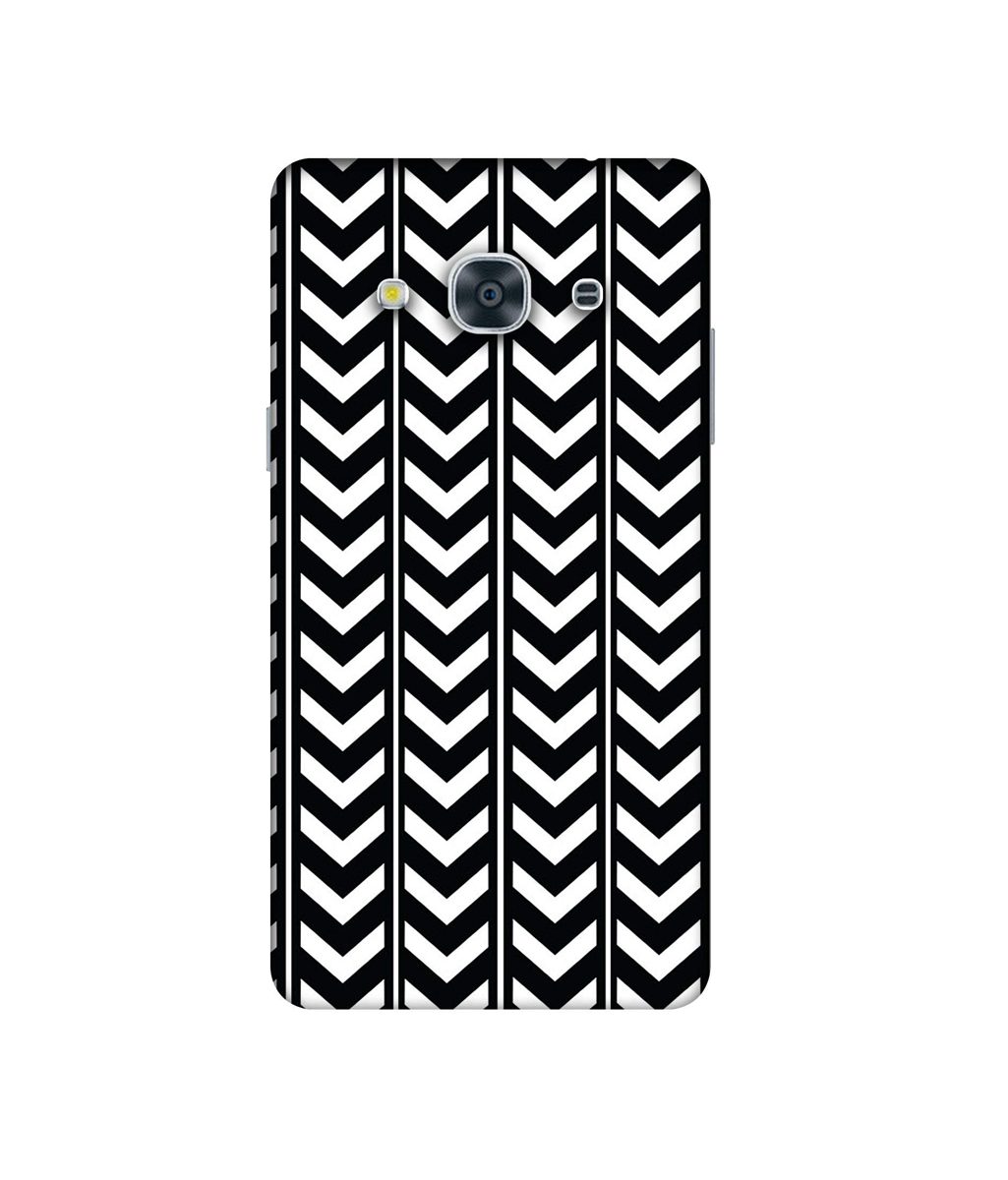 Amazon Brand - Solimo Designer Arrow Texture 3D Printed Hard Back Case Mobile Cover for Samsung Galaxy J3 Pro