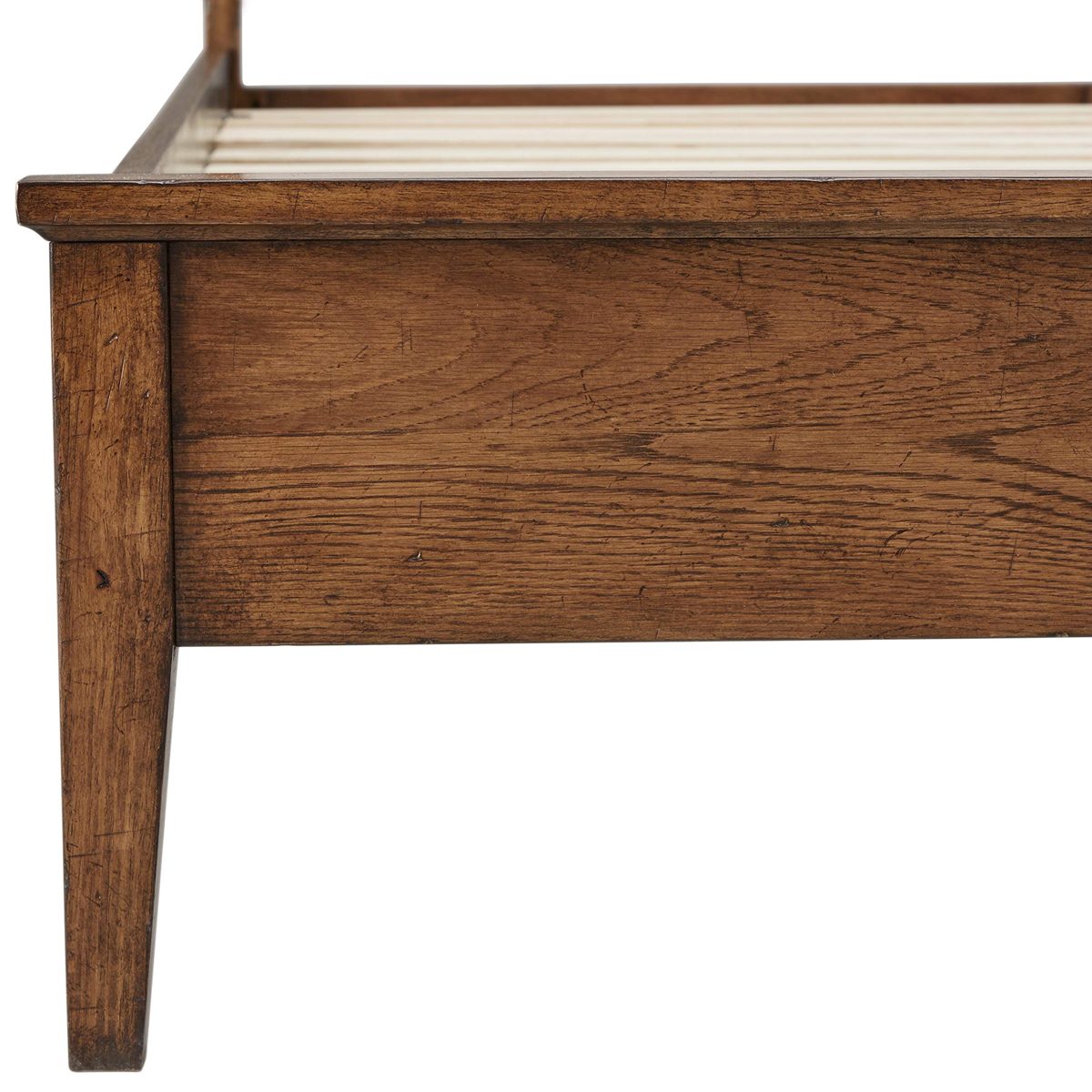 Amazon Brand – Stone & Beam Newport Arced Headboard Queen Bed, 63"W, Oak