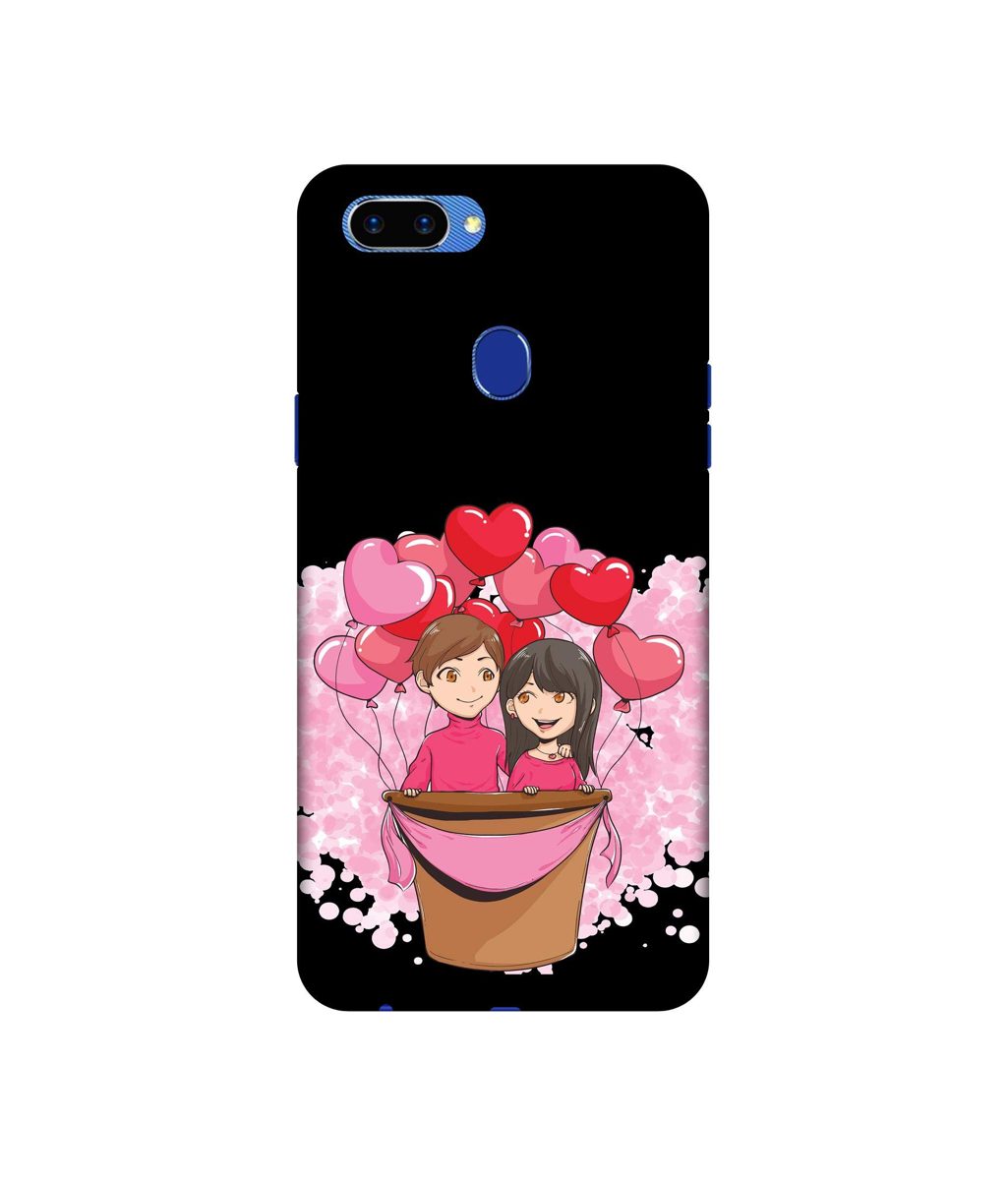 Amazon Brand - Solimo Designer Boy and Girl 3D Printed Hard Back Case Mobile Cover for Oppo A5
