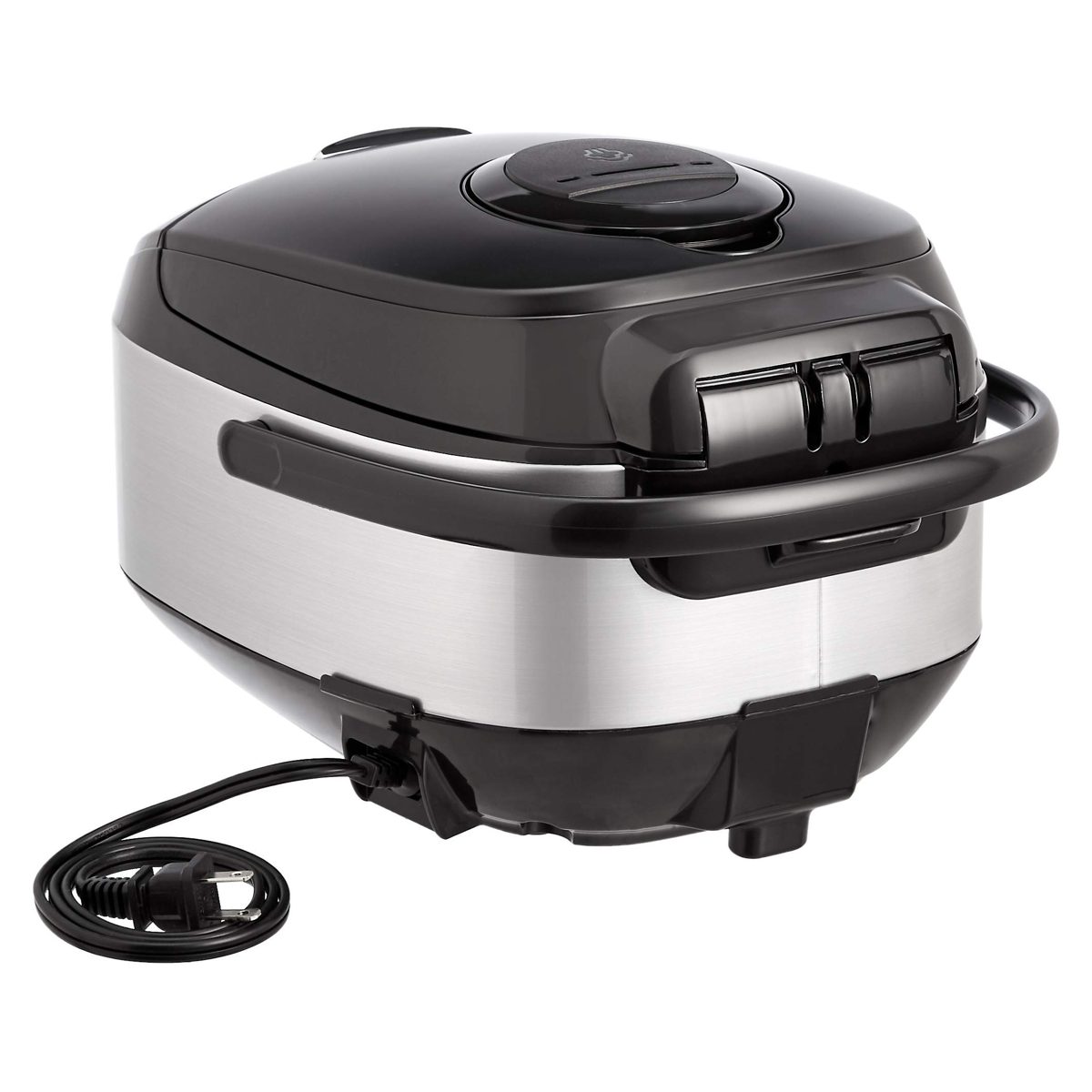 AmazonBasics Multi-Functional Rice Cooker - 5.5-Cup Uncooked (11-Cup Cooked), Black (Renewed)