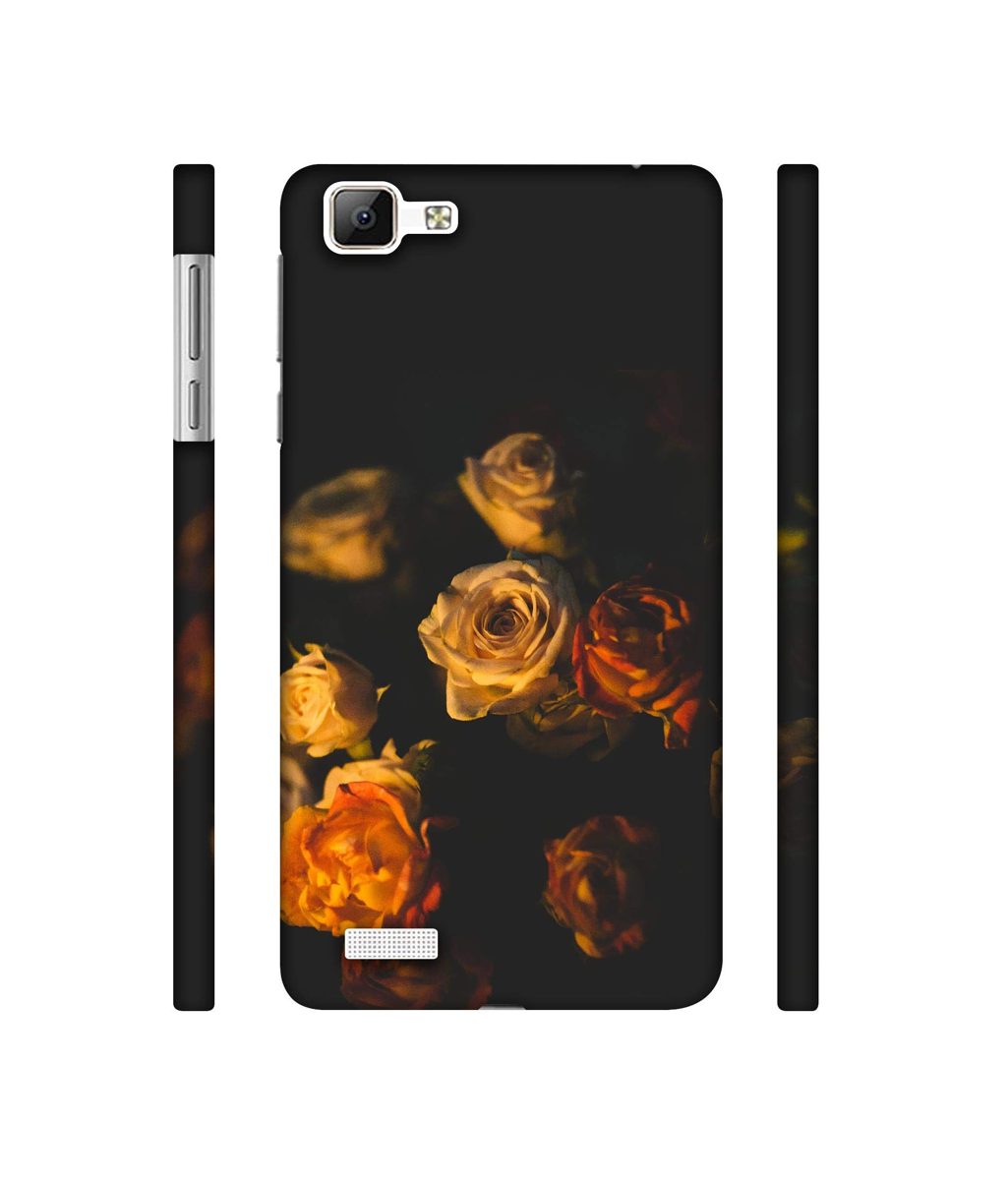 Amazon Brand - Solimo Designer Roses 3D Printed Hard Back Case Mobile Cover for Vivo V1